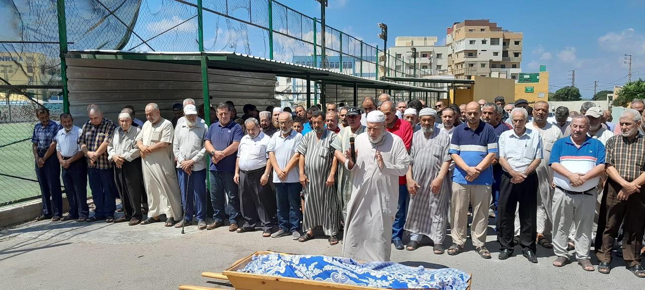 بالصور جنازة ام بهيج السيد/ نهر البارد